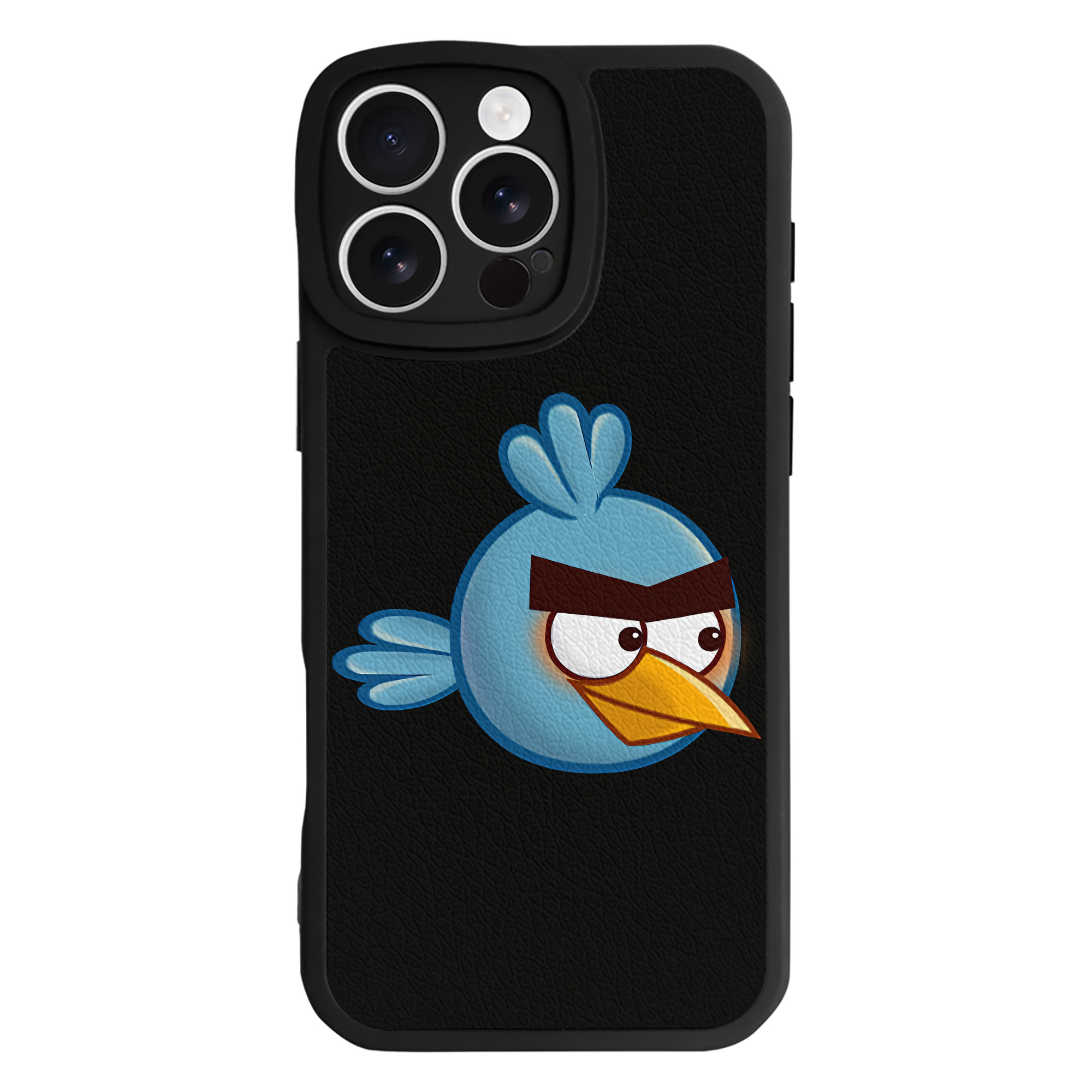 （画像用） Angry Birds アングリーバード 【iPhone 16シリーズ対応】シリコンスマホケース（レザー調） 材質：シリコン